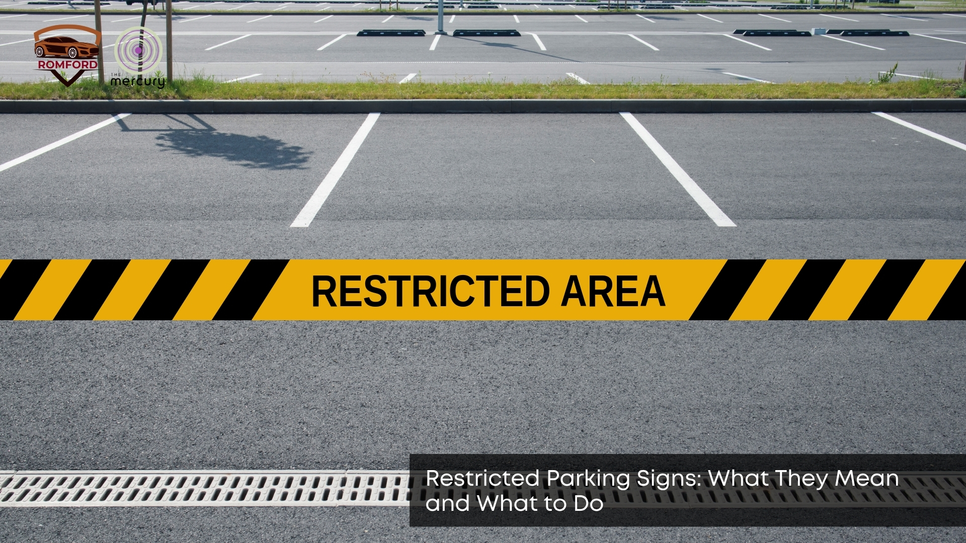 restricted parking signs what they mean and what to do